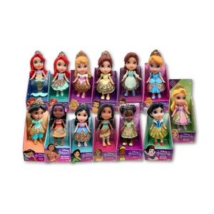 Disney Princess Poseable Mini Toddler- Select ONE doll